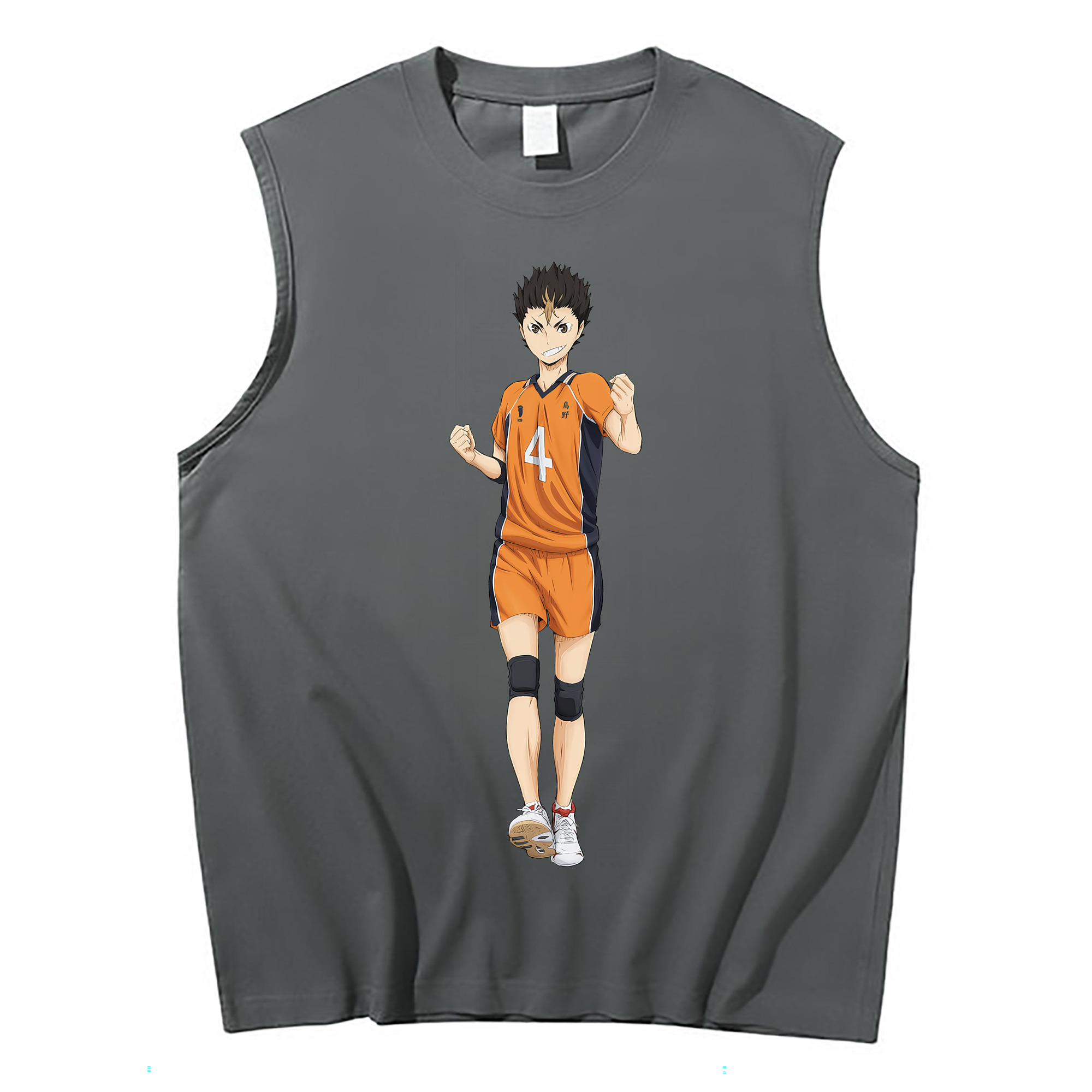 （画像用） ハイキュー!! Haikyu!! コットン100％タンクトップ（フロントプリント）